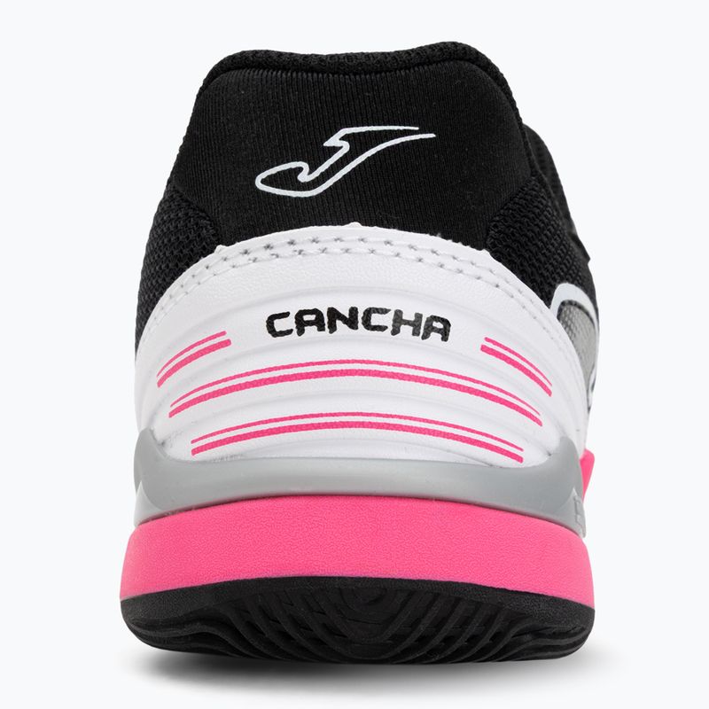 Încălțăminte de fotbal pentru bărbați Joma Cancha IN white/black 6