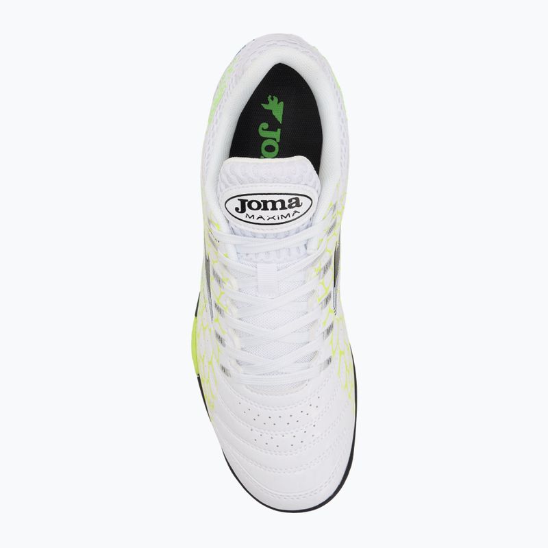 Încălțăminte de fotbal pentru bărbați Joma Maxima TF white 5