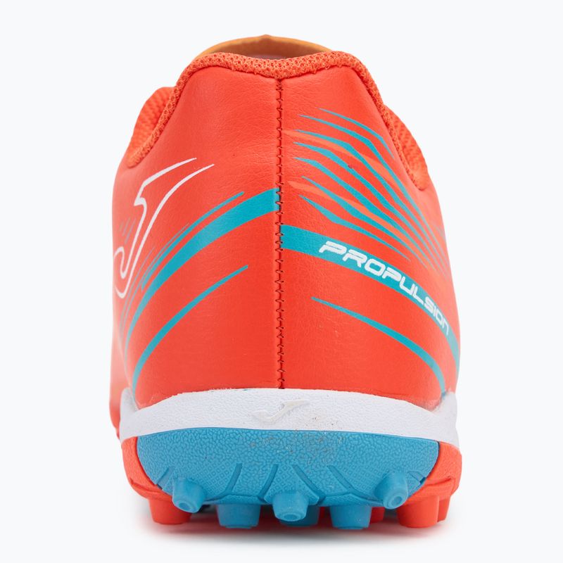 Ghete de fotbal pentru copii Joma Propulsion Jr TF portocalii 6
