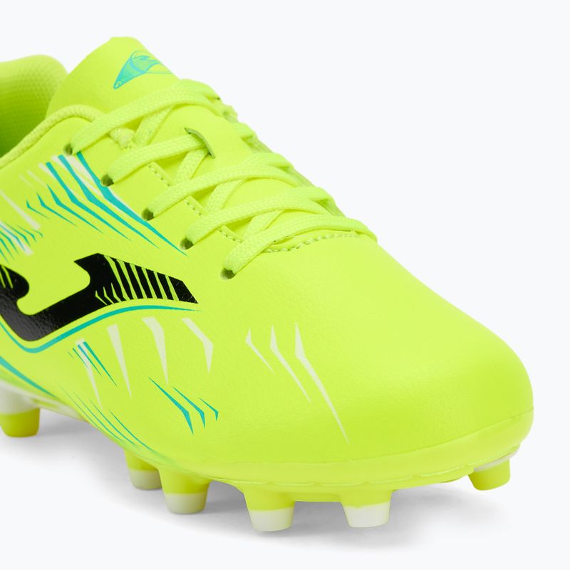 Ghete de fotbal pentru copii Joma Propulsion Jr FG galben fluor 7