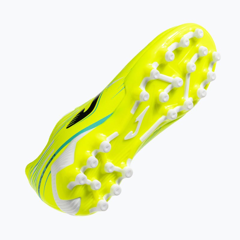 Ghete de fotbal pentru copii Joma Propulsion Jr FG galben fluor 4