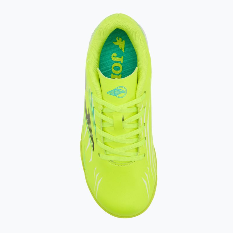 Ghete de fotbal pentru copii Joma Propulsion Jr TF galben fluor 5