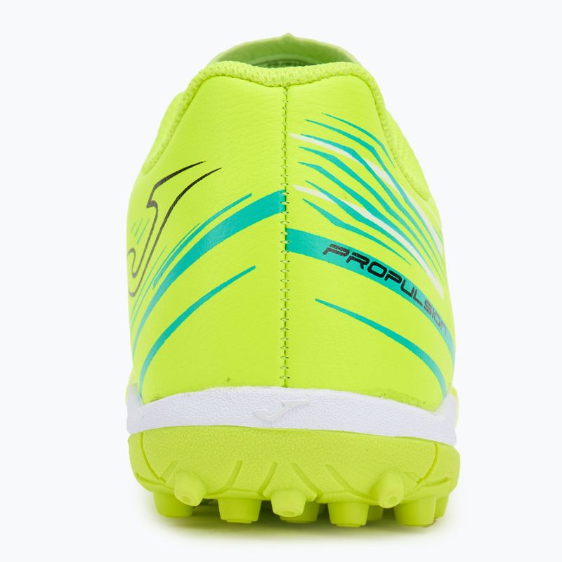 Ghete de fotbal pentru copii Joma Propulsion Jr TF galben fluor 6