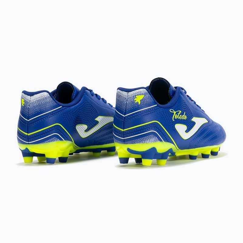 Ghete de fotbal pentru copii Joma Toledo Jr FG royal blue 10