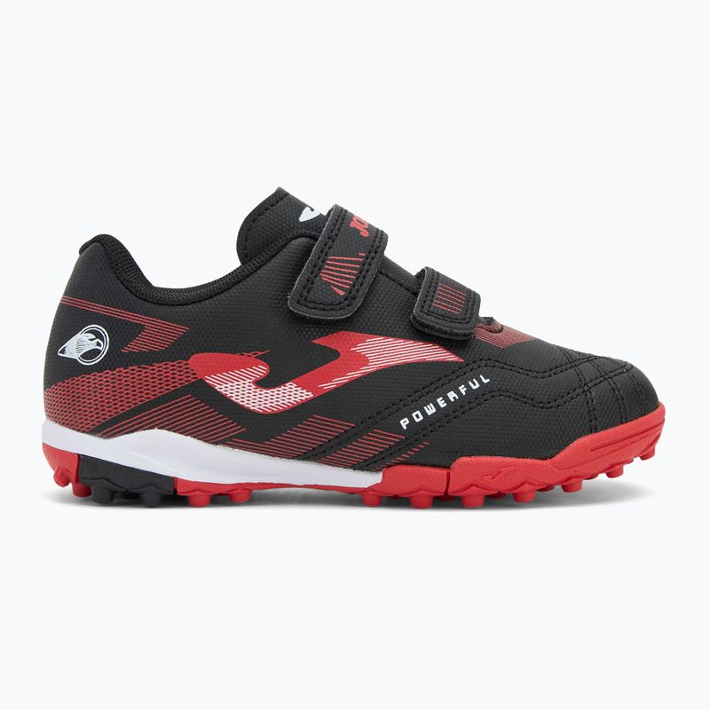 Ghete de fotbal pentru copii Joma Powerful Jr TF negre 2