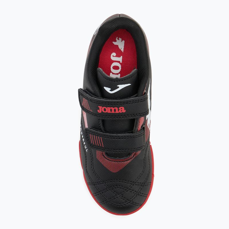 Ghete de fotbal pentru copii Joma Powerful Jr TF negre 5