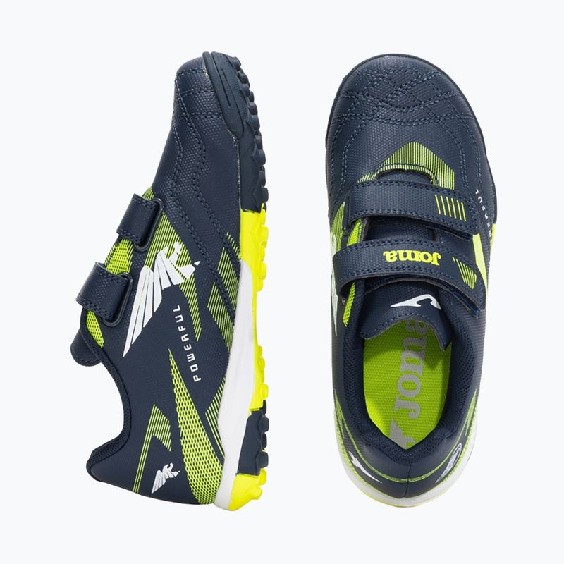 Ghete de fotbal pentru copii Joma Powerful Jr TF albastru închis 12