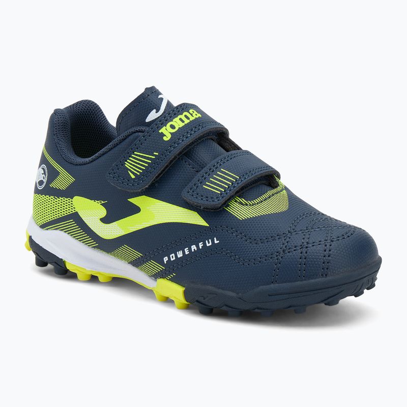 Ghete de fotbal pentru copii Joma Powerful Jr TF albastru închis