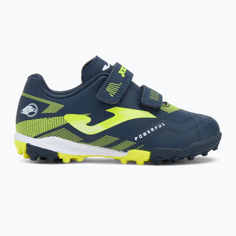 Ghete de fotbal pentru copii Joma Powerful Jr TF albastru închis 2
