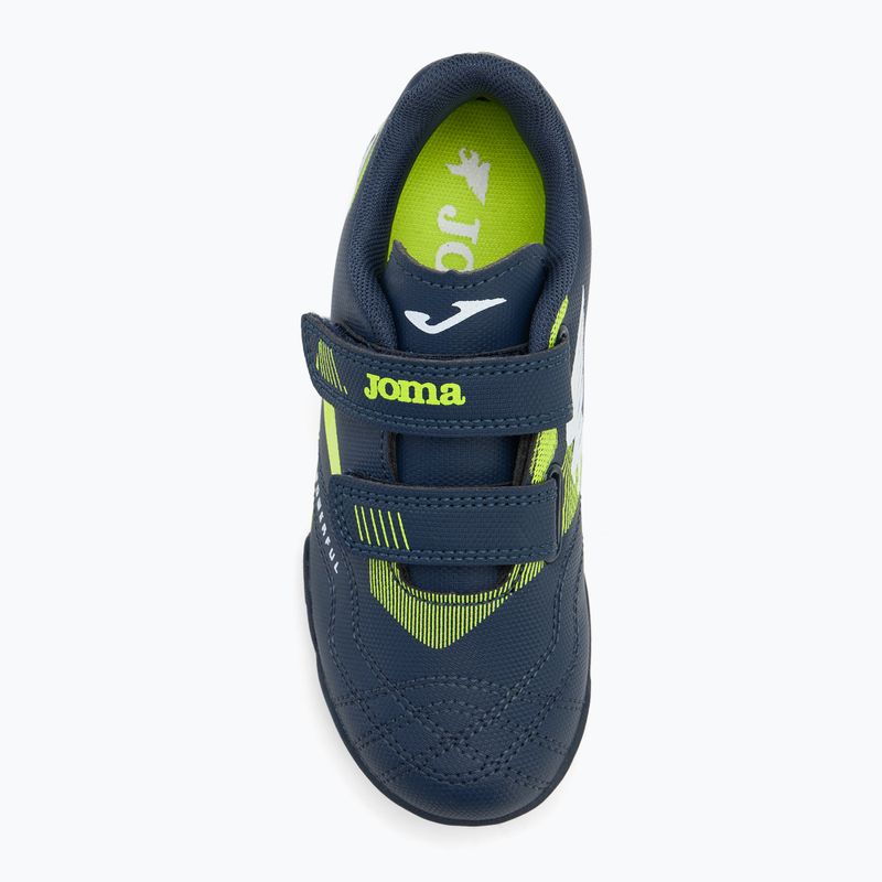 Ghete de fotbal pentru copii Joma Powerful Jr TF albastru închis 5