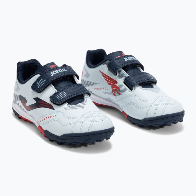 Încălțăminte de fotbal pentru copii Joma Powerful Jr TF blue 9