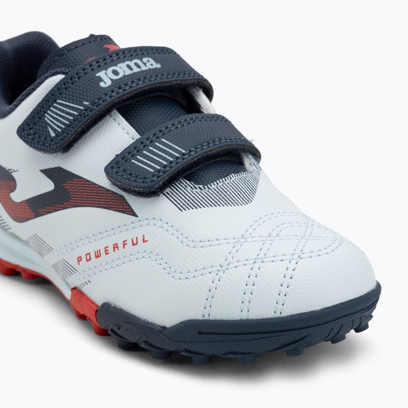 Încălțăminte de fotbal pentru copii Joma Powerful Jr TF blue 7