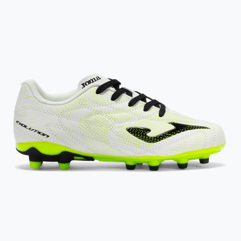 Ghete de fotbal pentru copii Joma Evolution Jr FG white 8