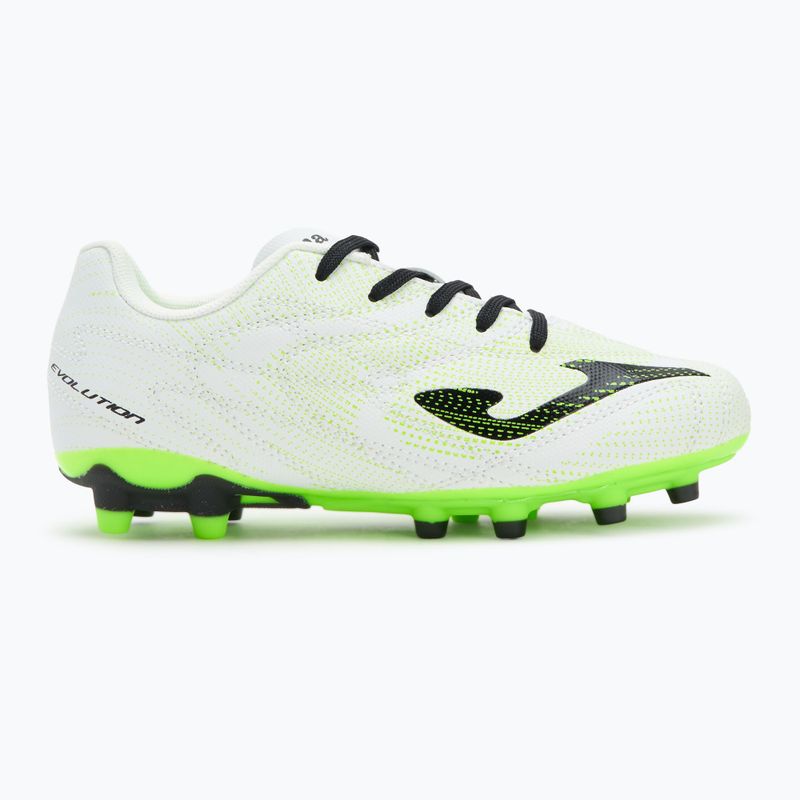 Ghete de fotbal pentru copii Joma Evolution Jr FG white 2