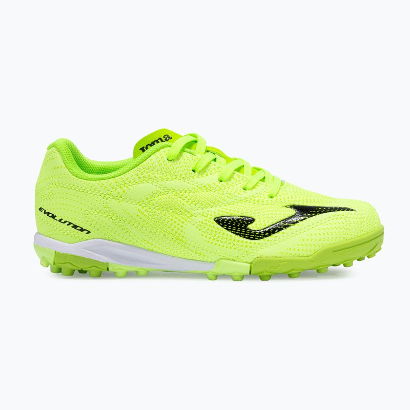 Ghete de fotbal pentru copii Joma Evolution Jr TF fluor green 8
