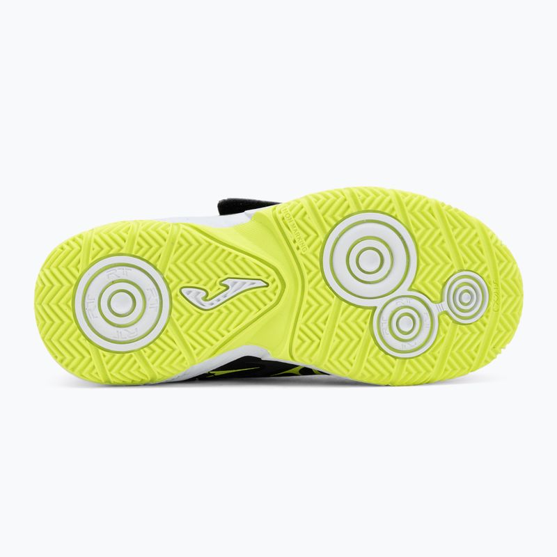Încălțăminte de fotbal pentru copii  Joma Super Copa Jr IN black/fuor yellow 4