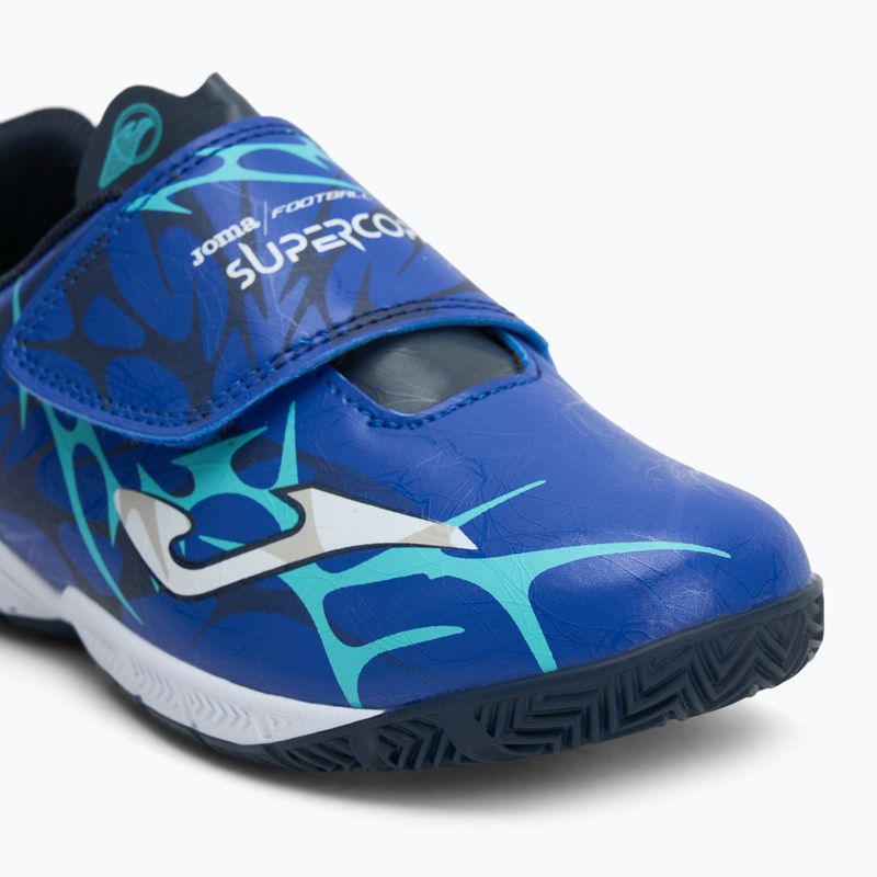 Ghete de fotbal pentru copii Joma Super Copa Jr royal blue 7