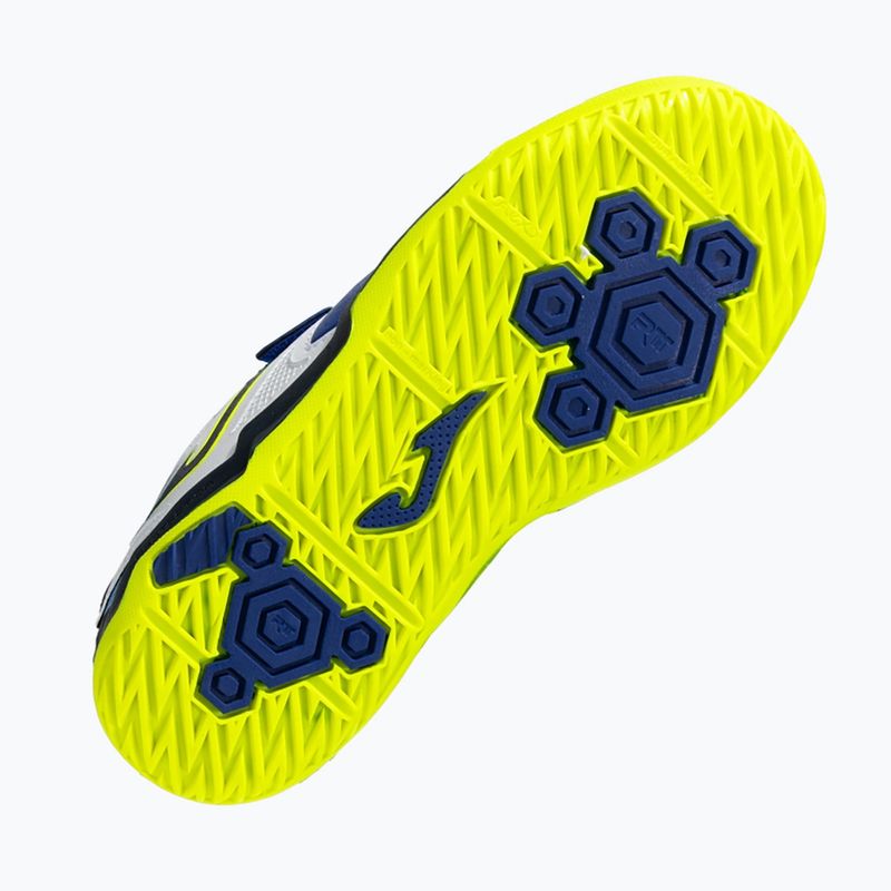 Ghete de fotbal pentru copii Joma Cancha Jr IN albastru regal 5