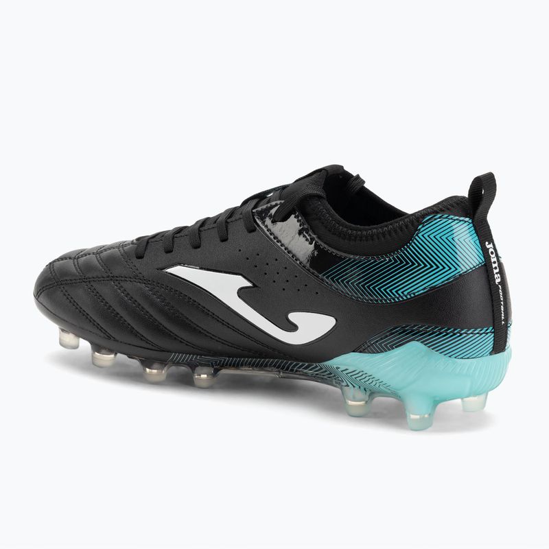 Încălțăminte de fotbal pentru bărbați Joma Numero-10 FG black/turquoise 3