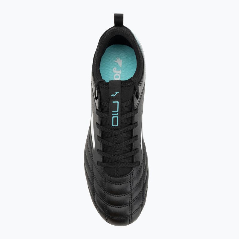 Încălțăminte de fotbal pentru bărbați Joma Numero-10 FG black/turquoise 5