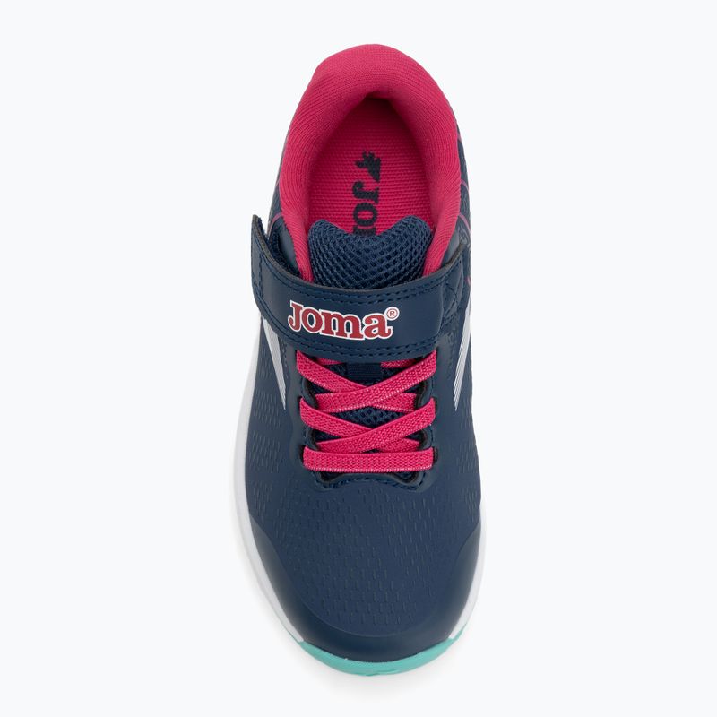Încălțăminte de alergare pentru copii Joma Victory Jr navy blue / fuchsia 5