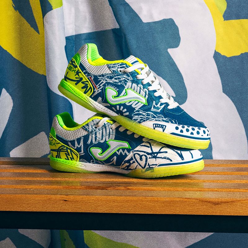 Încălțăminte de fotbal pentru bărbați Joma Top Flex IN royal blue/pito 9