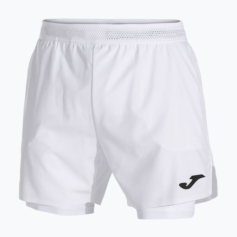 Pantaloni scurți de tenis pentru bărbați Joma Smash white 3