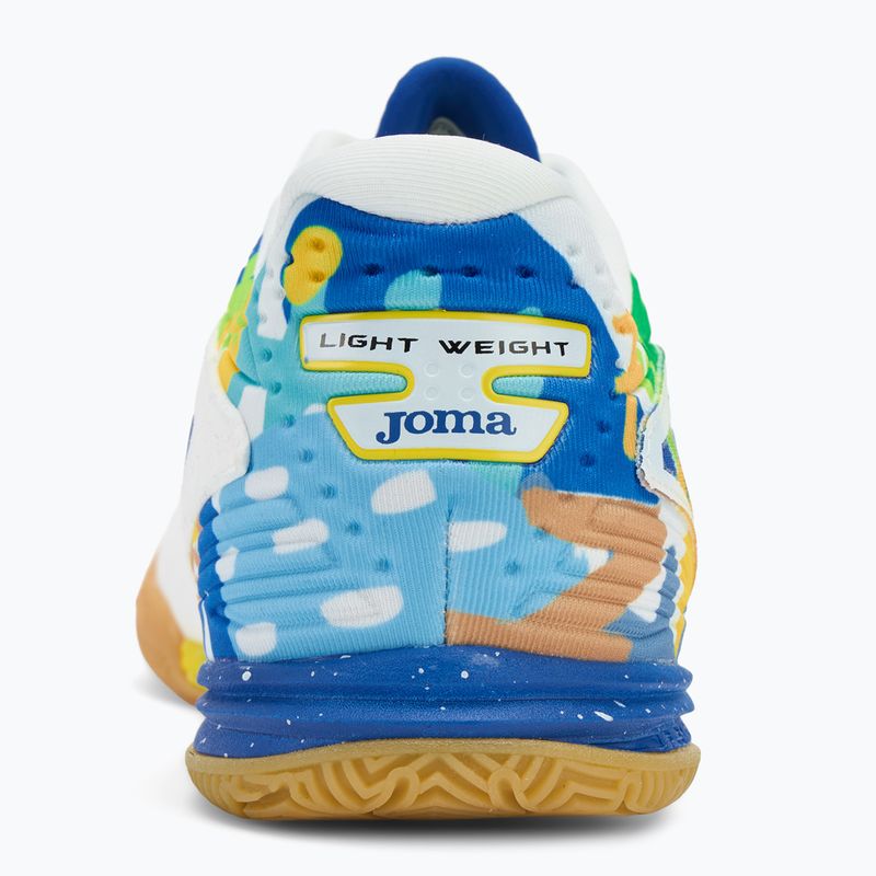 Încălțăminte de fotbal pentru bărbați Joma DZ-7 IN white/royal blue 6