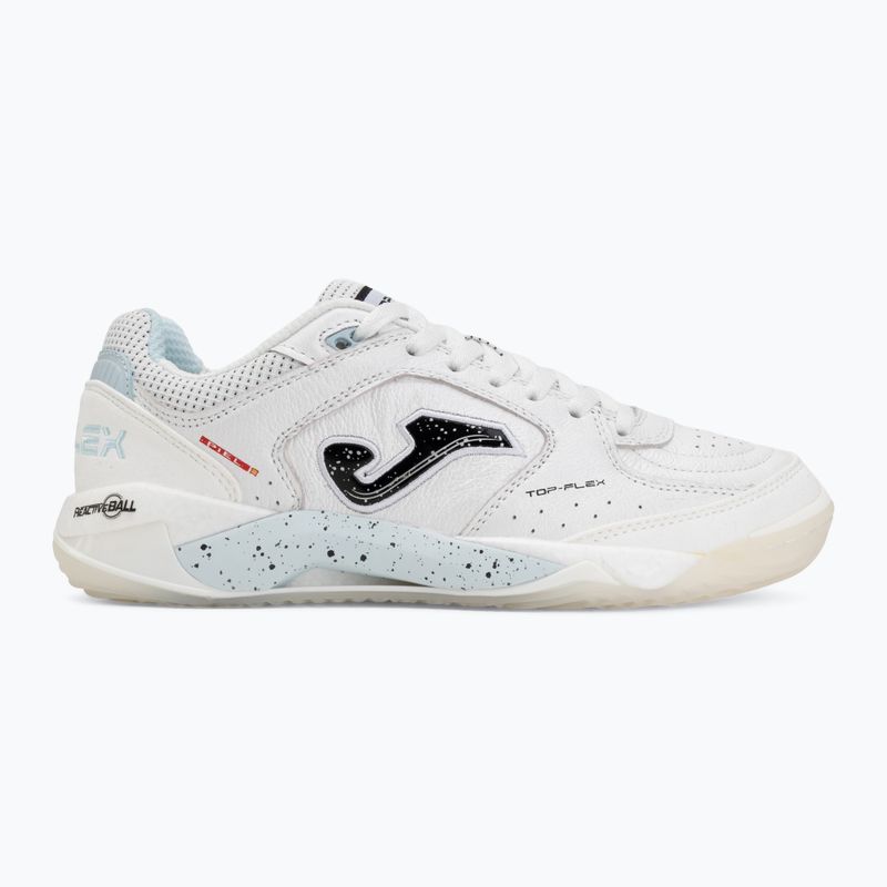 Încălțăminte de fotbal pentru bărbați Joma Top Flex Plus IN white 2