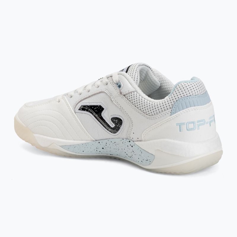 Încălțăminte de fotbal pentru bărbați Joma Top Flex Plus IN white 3