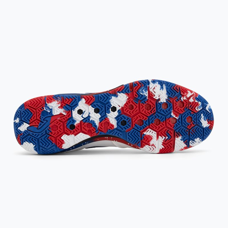 Încălțăminte de fotbal pentru bărbați Joma Top Flex Rebound IN 2602 white 4