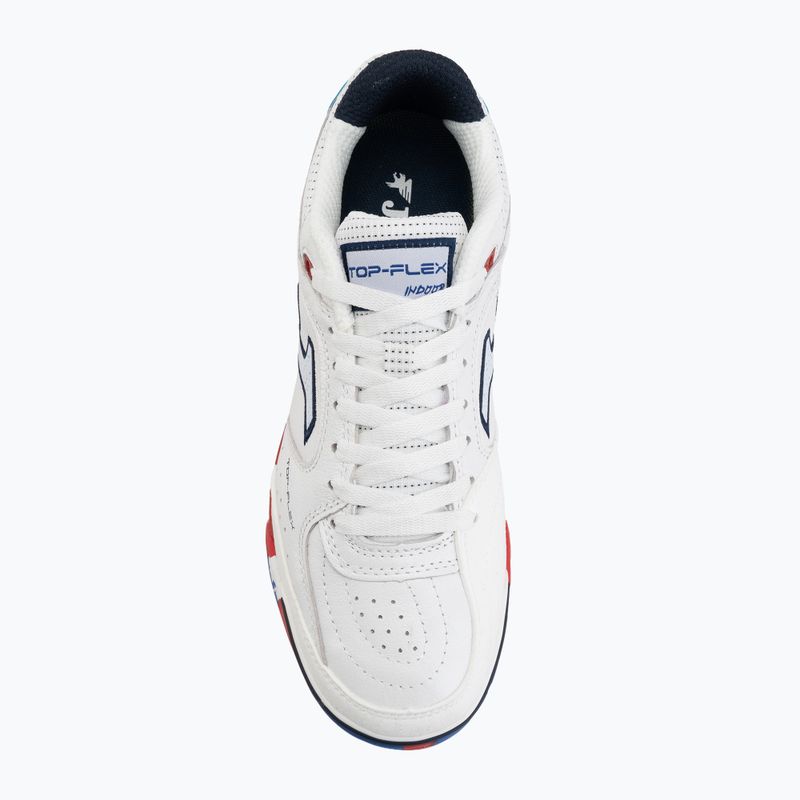 Încălțăminte de fotbal pentru bărbați Joma Top Flex Rebound IN 2602 white 5
