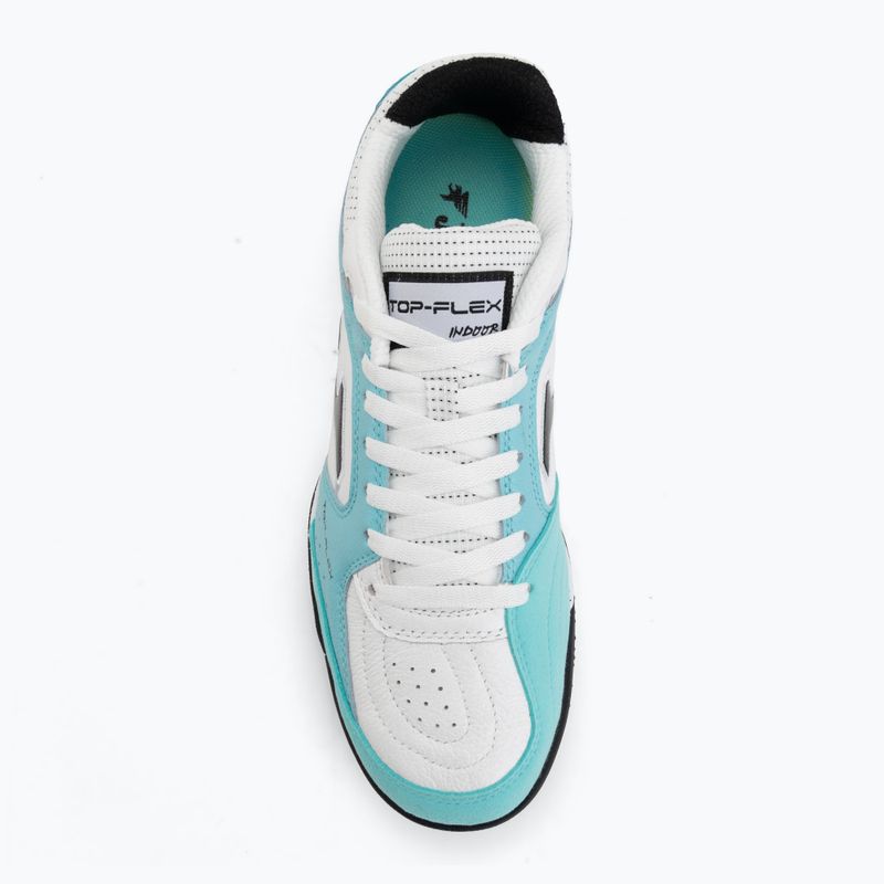 Încălțăminte de fotbal pentru bărbați Joma Top Flex 2642 TF fluor turquoise/white 5