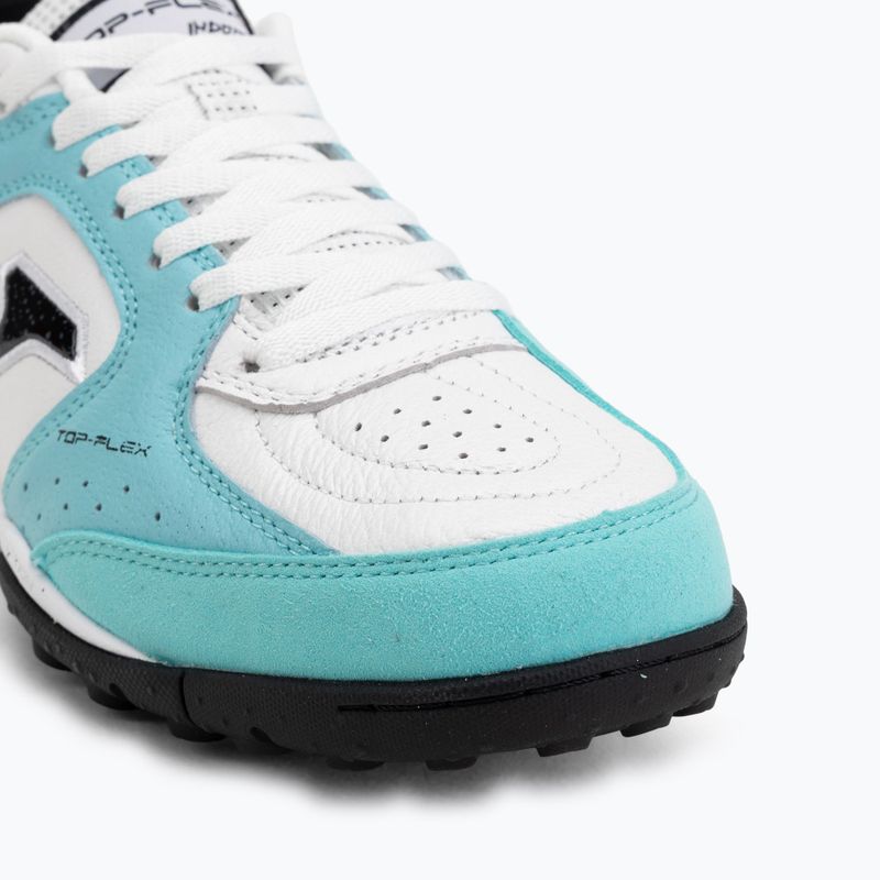 Încălțăminte de fotbal pentru bărbați Joma Top Flex 2642 TF fluor turquoise/white 7