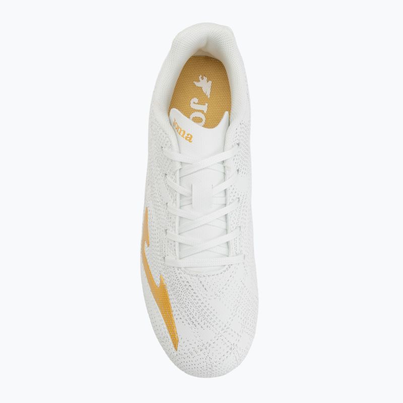 Încălțăminte de fotbal pentru copii Joma Evolution Jr 2602 FG white 5