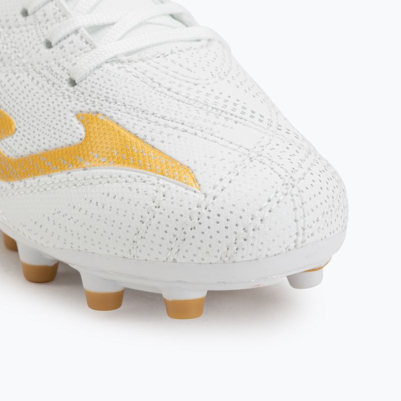 Încălțăminte de fotbal pentru copii Joma Evolution Jr 2602 FG white 7