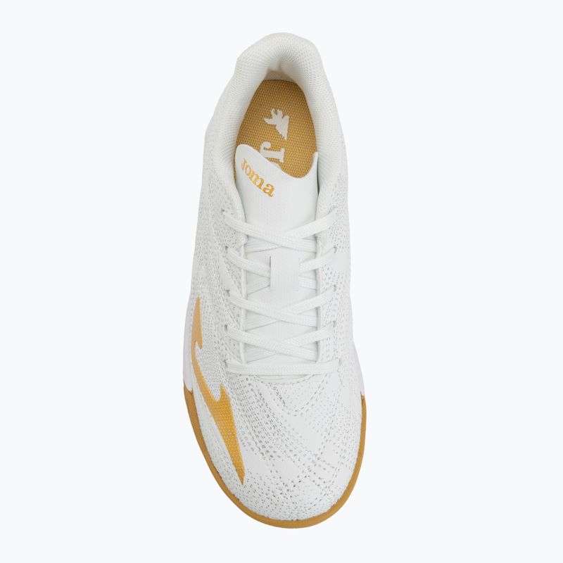 Încălțăminte de fotbal pentru copii Joma Evolution Jr 2602 IN white 5