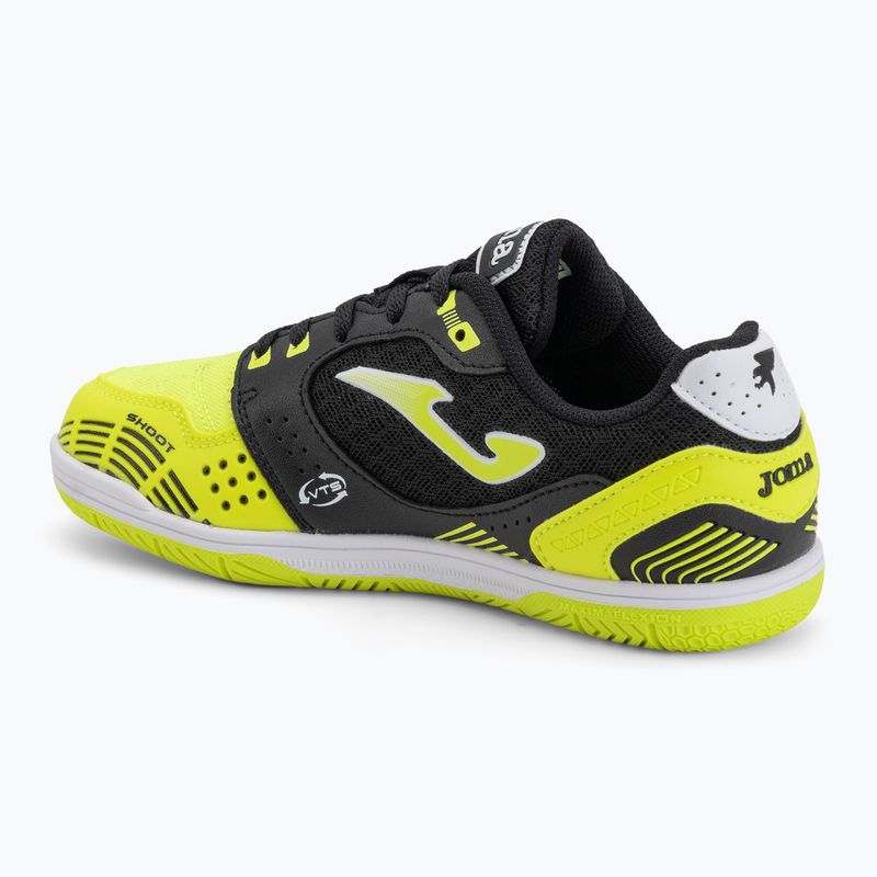 Încălțăminte de fotbal pentru copii Joma Sala Max Jr IN fluor yellow 3