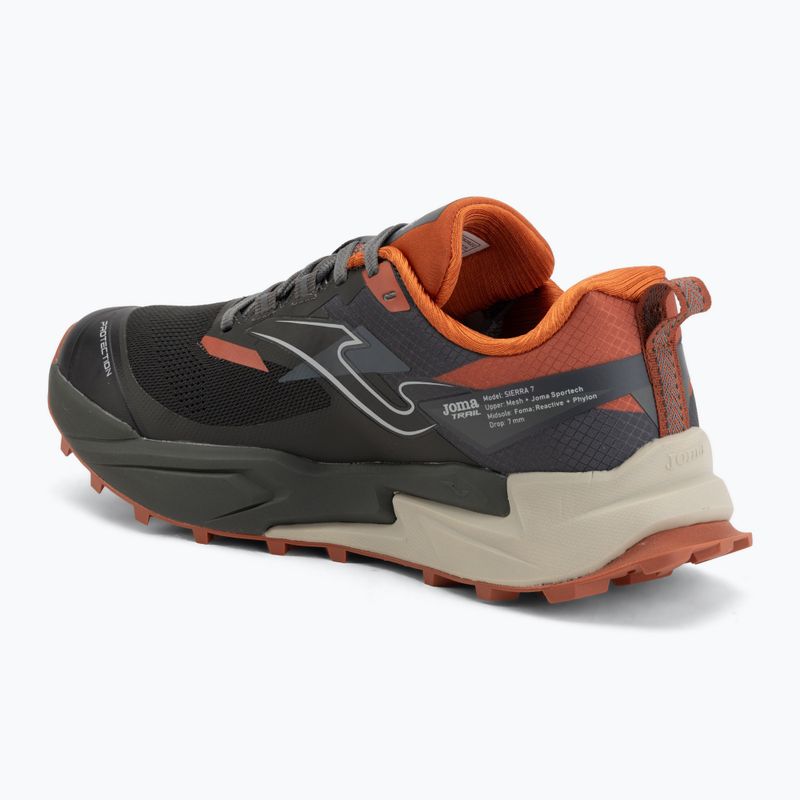 Încălțăminte de alergare pentru bărbați Joma Sierra black/orange 3