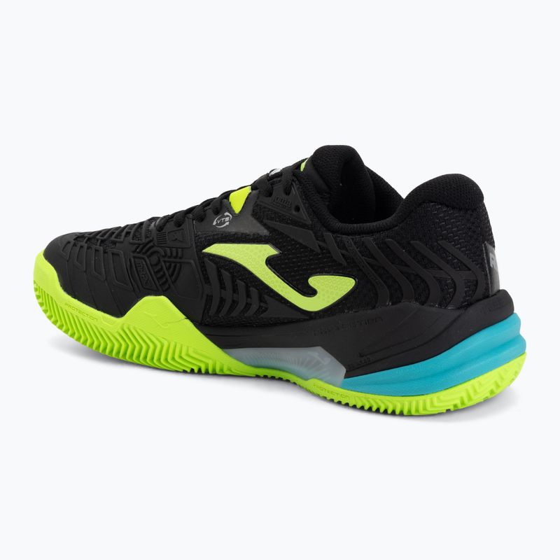 Încălțăminte de tenis pentru bărbați Joma Roland C black/fluor yellow 3