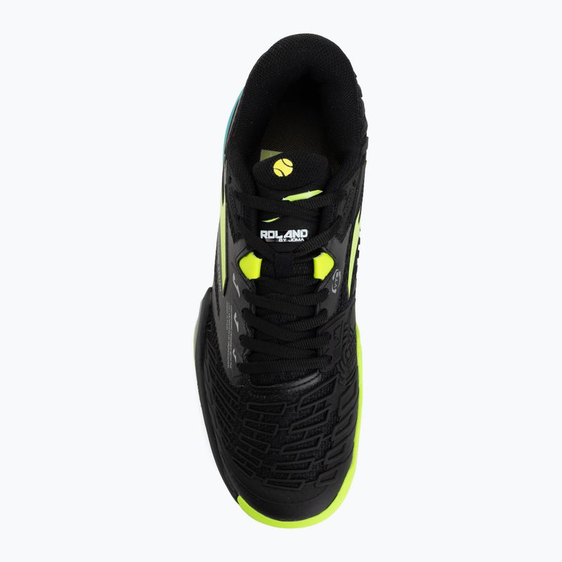 Încălțăminte de tenis pentru bărbați Joma Roland C black/fluor yellow 5