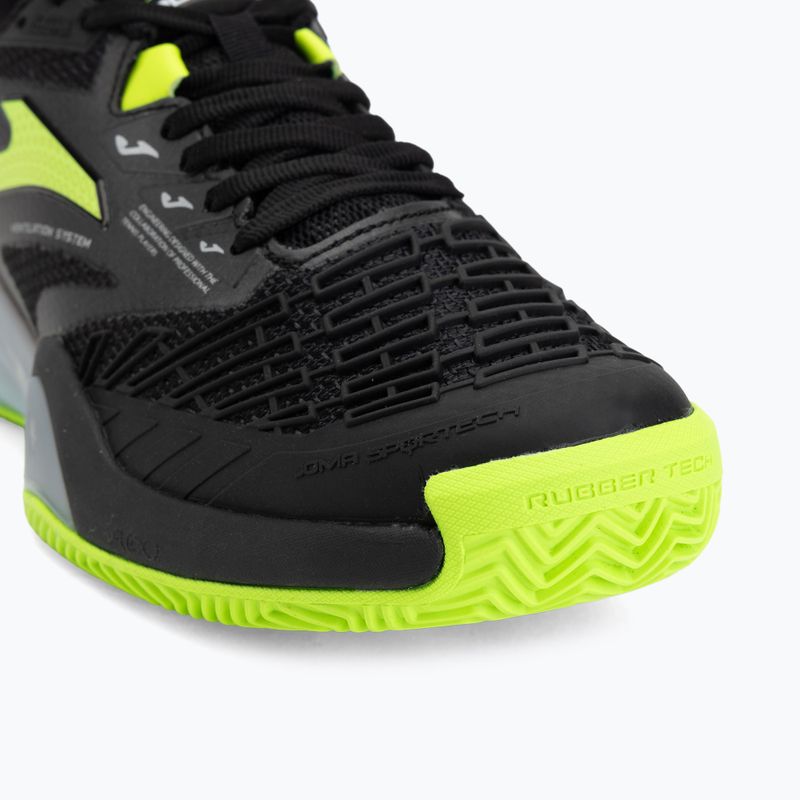 Încălțăminte de tenis pentru bărbați Joma Roland C black/fluor yellow 7
