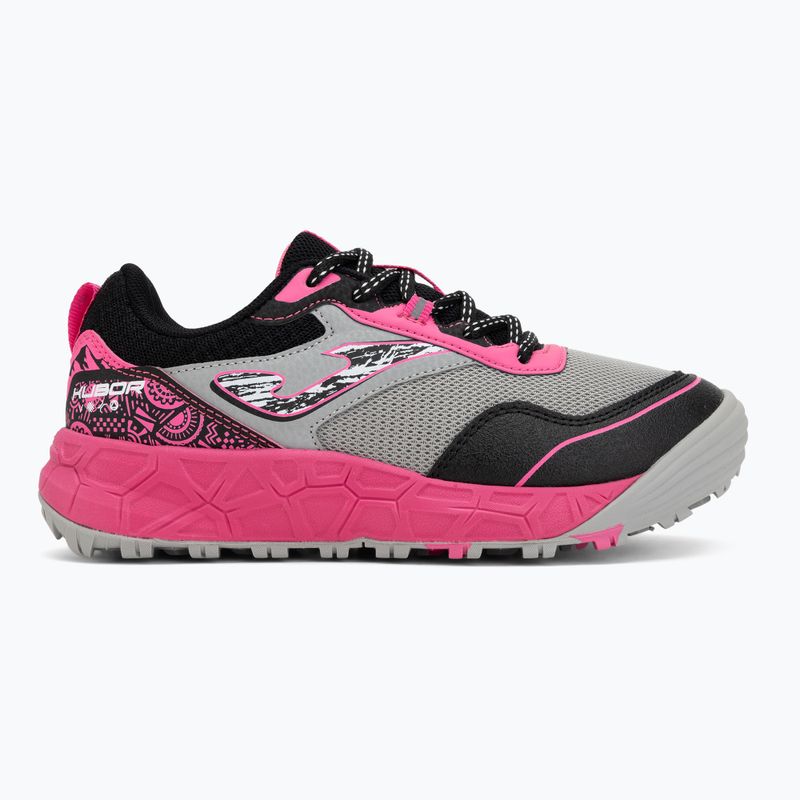 Încălțăminte de alergare pentru copii Joma Kubor Jr gray/fuchsia 2