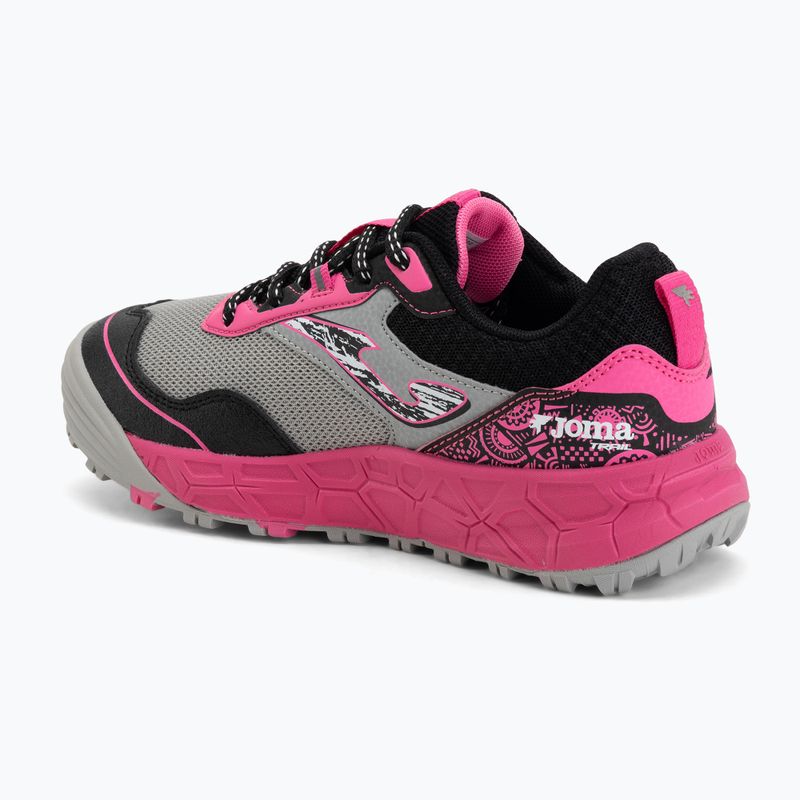 Încălțăminte de alergare pentru copii Joma Kubor Jr gray/fuchsia 3