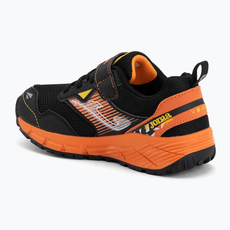 Încălțăminte de alergare pentru copii Joma Tundra Jr black/orange 3