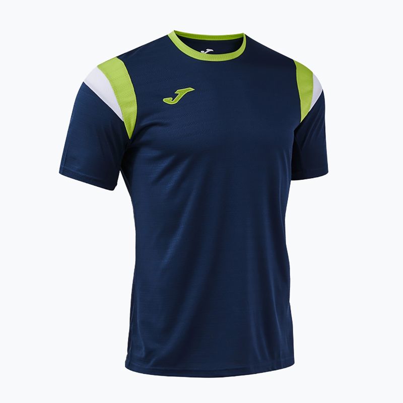 Tricou de tenis pentru bărbați Joma Terra dark navy/lime 3