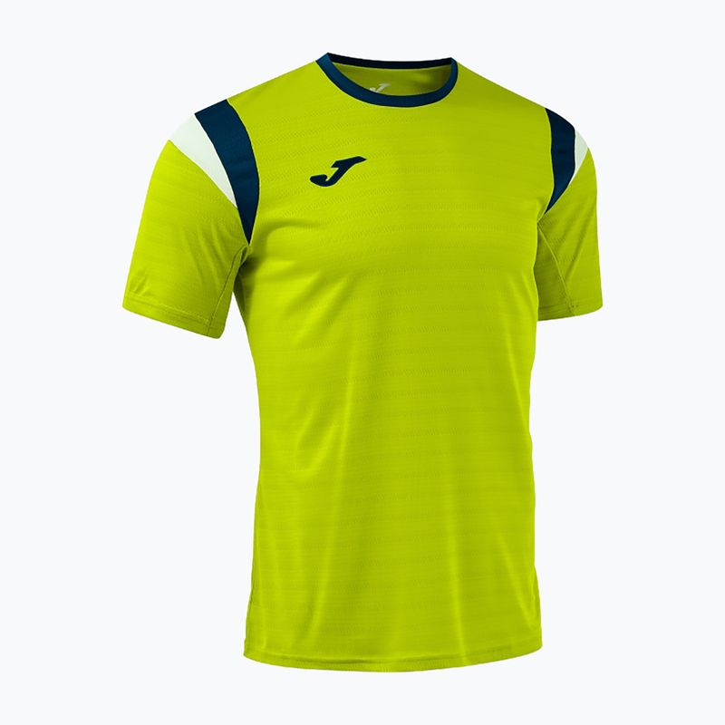 Tricou de tenis pentru bărbați Joma Terra lime/dark navy 3