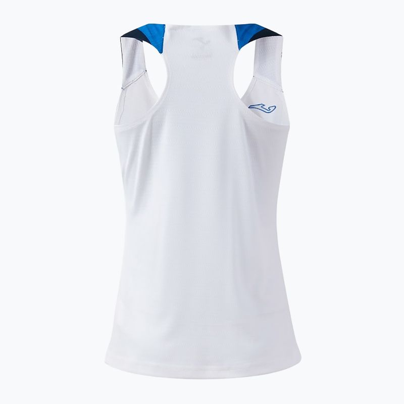 Tricou de tenis pentru femei Joma Terra Tank Top white/royal 2