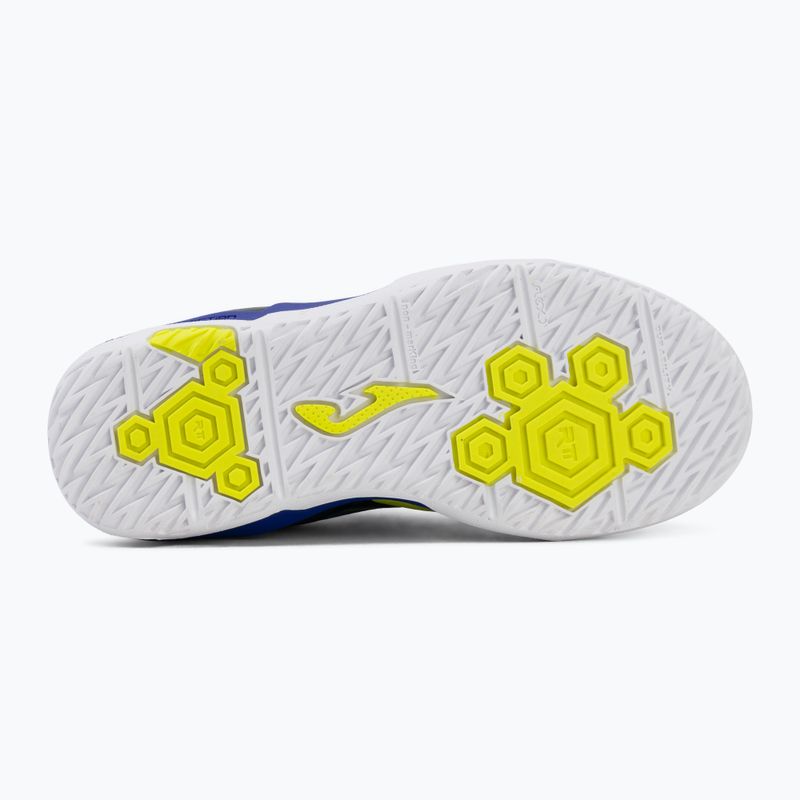 Încălțăminte de fotbal pentru copii Joma Cancha Jr IN fluor yellow 4