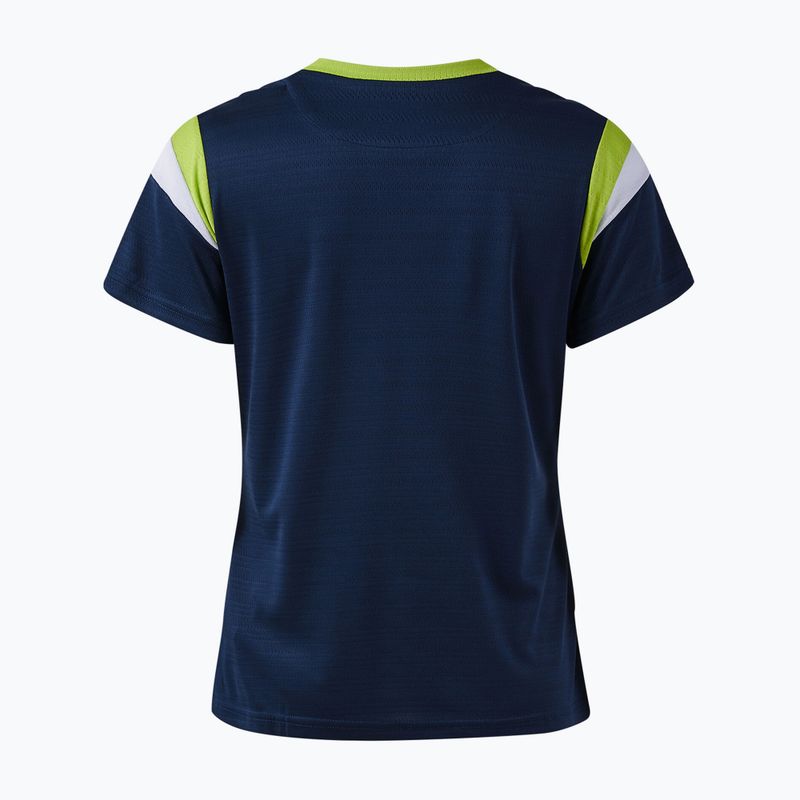 Tricou de tenis pentru femei Joma Terra dark navy/lime 2